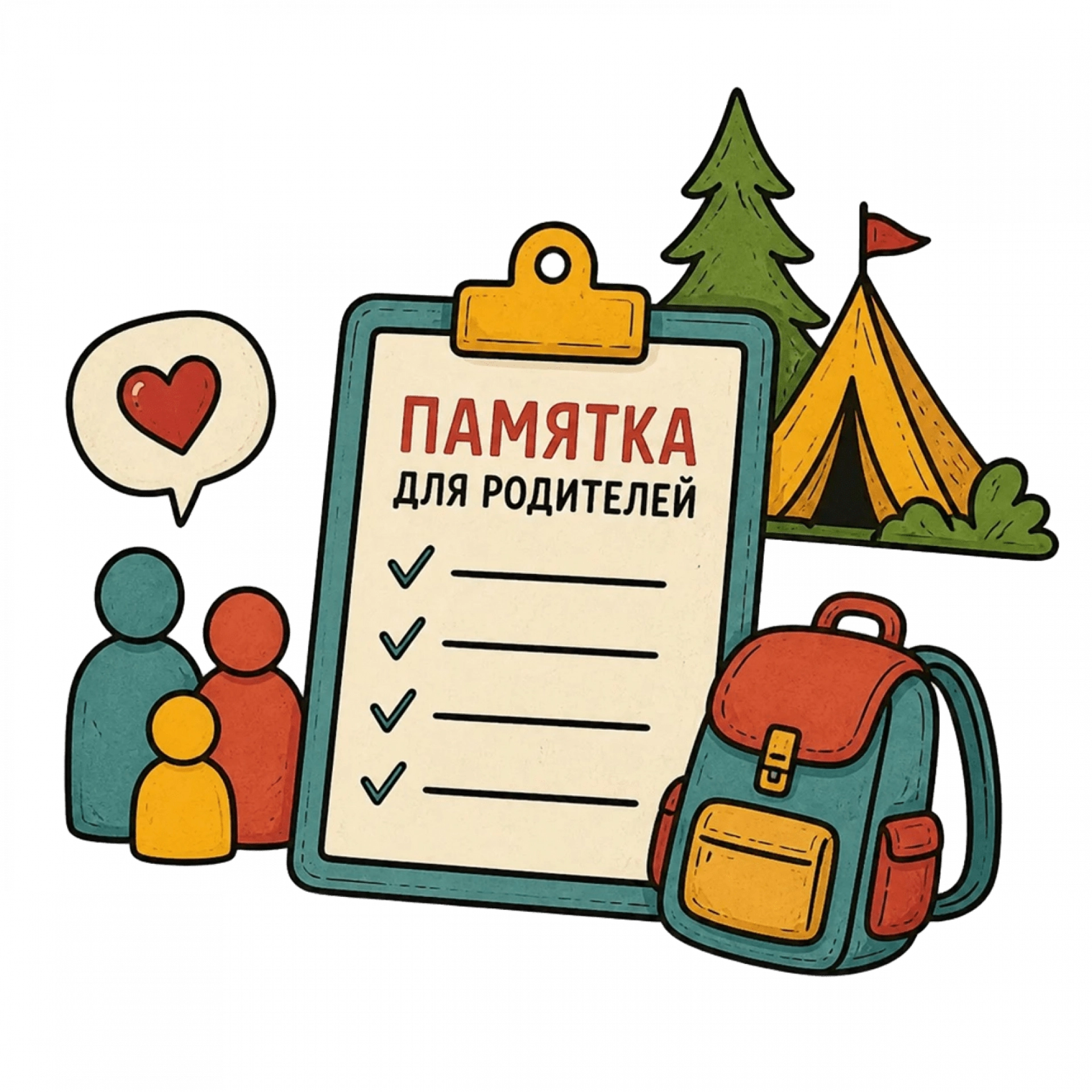 Изображение для Памятка для родителей лагеря "Солнечный"