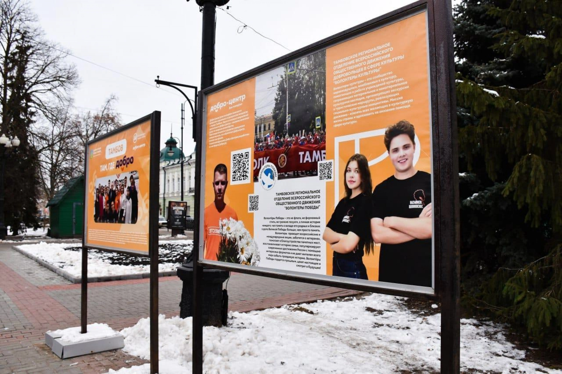 Открылась тематическая выставка «Тамбов — там, где добро» ко Дню добровольца