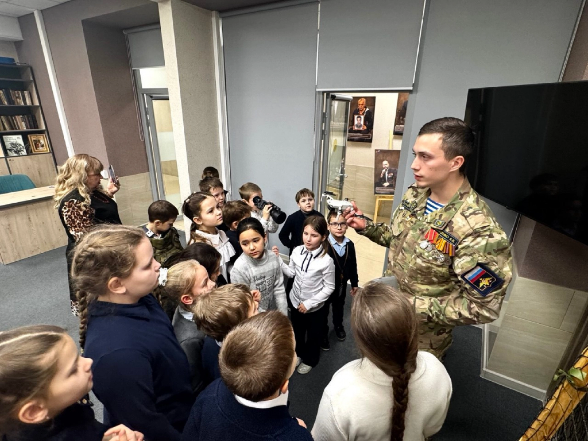 В Тамбовской области ветераны СВО проводят для школьников уроки мужества