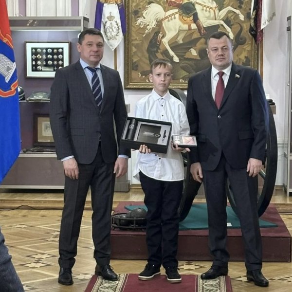 Тамбовские подростки получили государственную награду за героические поступки